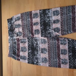 Fleece Pattern Leggings